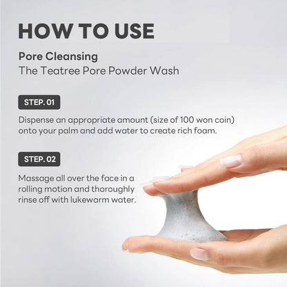 Mediheal The Teatree Pore Powder Wash 50g | Lakinza K - beauty Canada