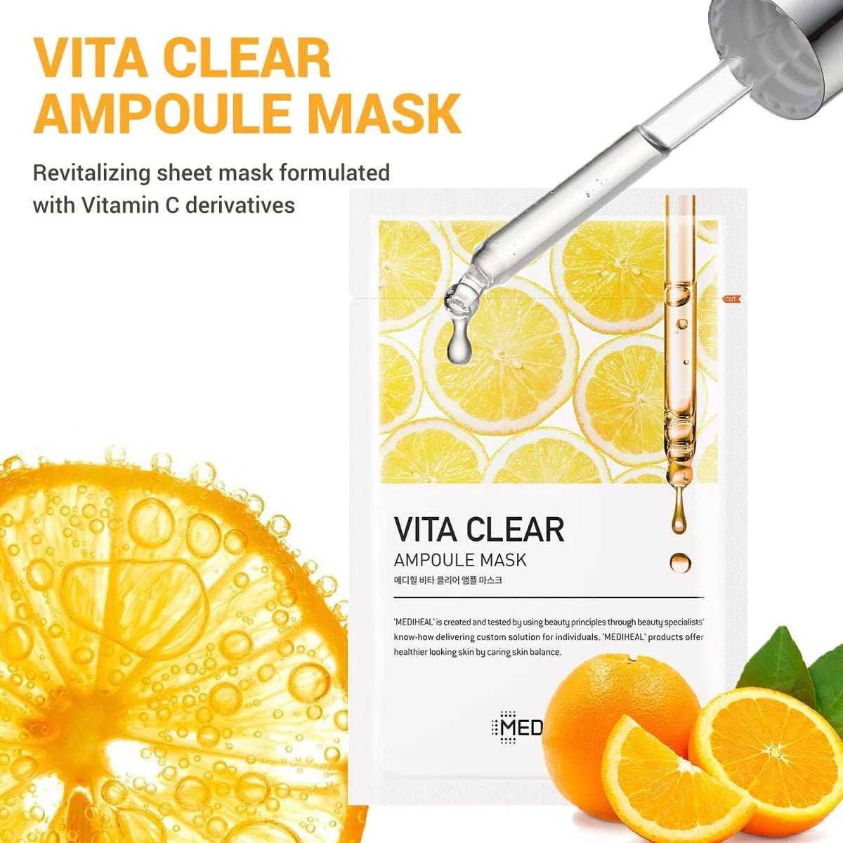 Mediheal Vita Clearing Ampoule Mask 25ml | Lakinza K - beauty Canada