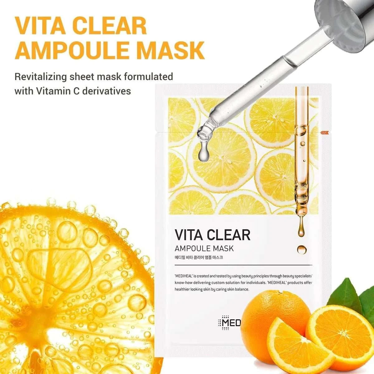 Mediheal Vita Clearing Ampoule Mask 25ml Lakinza K-beauty