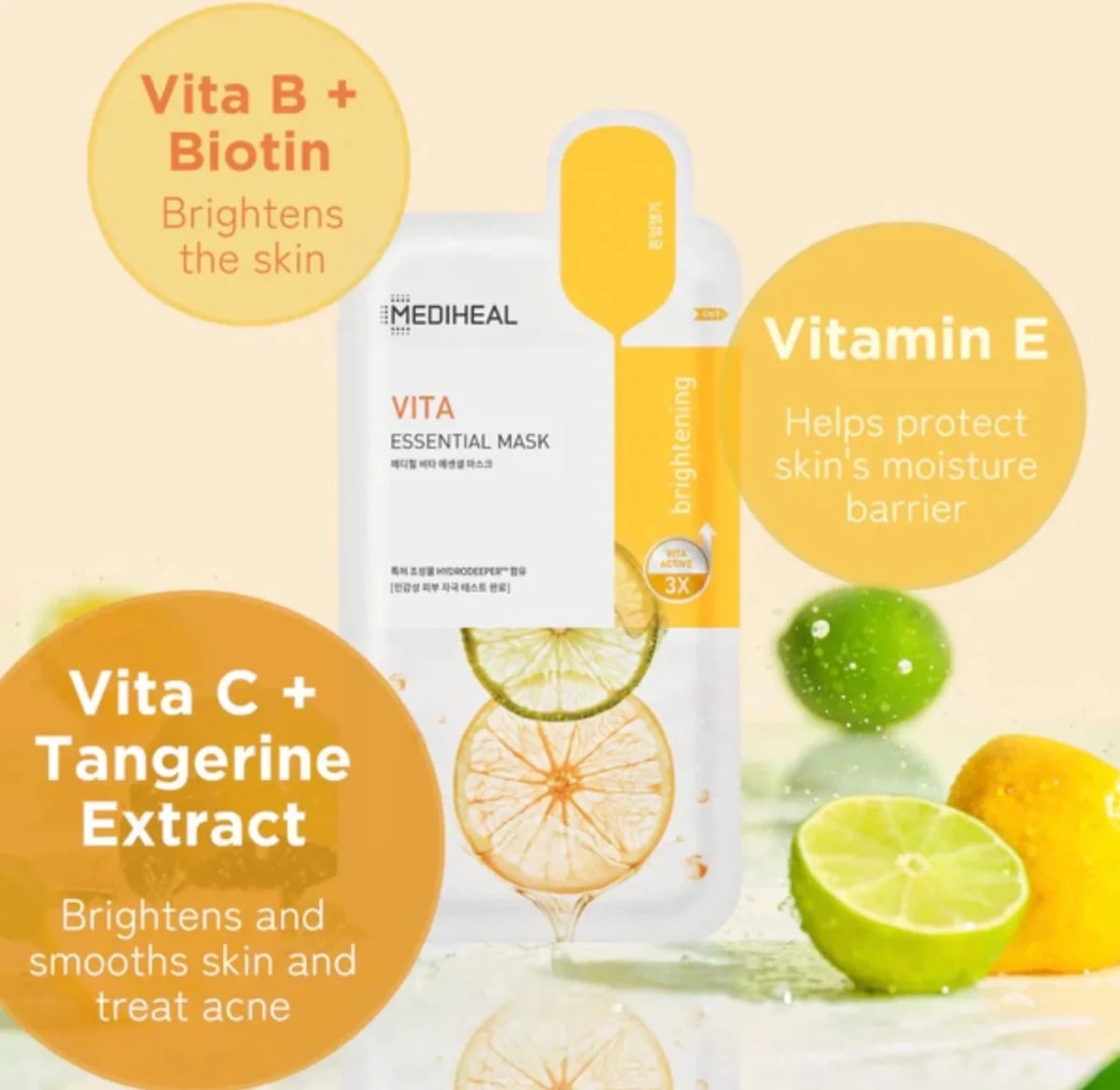 Mediheal Vita Essential Mask 24g Lakinza K-beauty