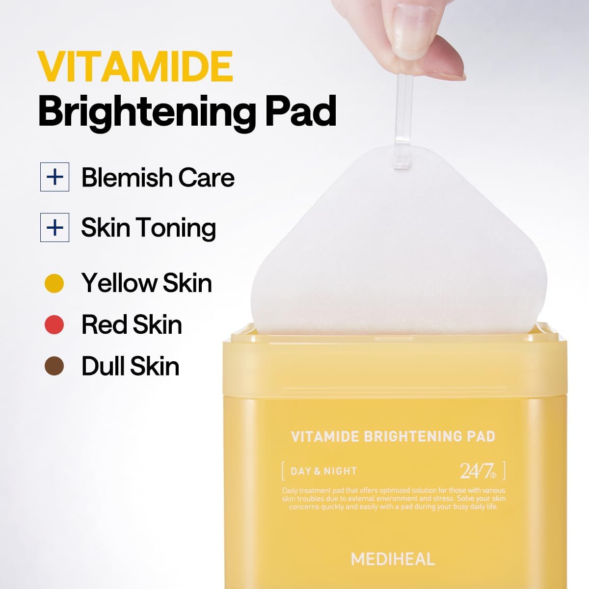 Mediheal Vitamide Brightening Pad 180ml / 100pads | Lakinza K - beauty Canada