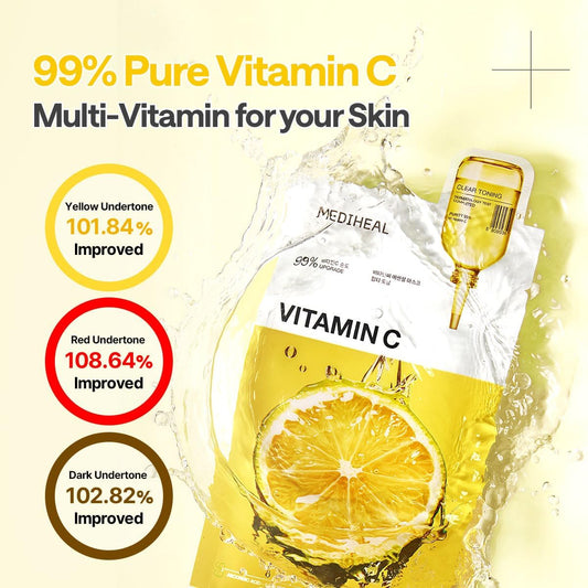 Mediheal Vitamin C Essential Mask_Clear Toning 24ml | Lakinza K - beauty Canada