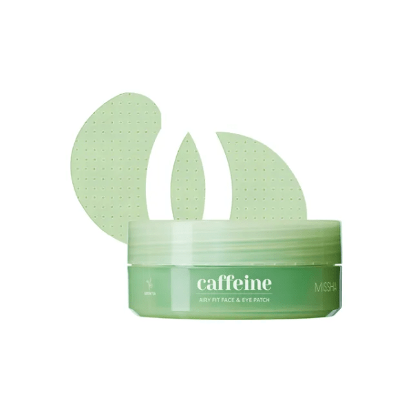 MISSHA Airy Fit Caffeine Depuffing Face & Eye Patch 60pcs | Lakinza K-beauty Canada