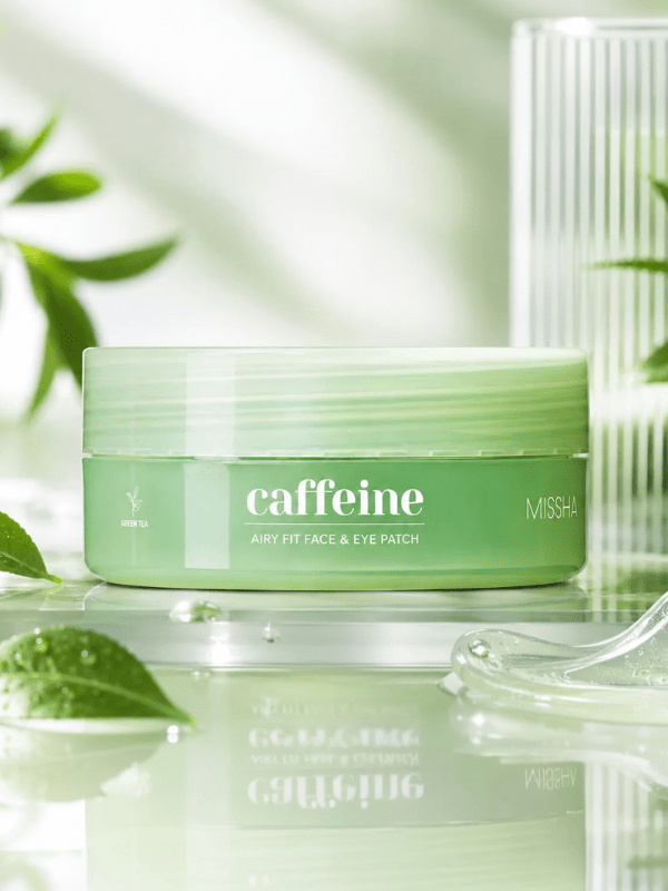 MISSHA Airy Fit Caffeine Depuffing Face & Eye Patch 60pcs | Lakinza K-beauty Canada
