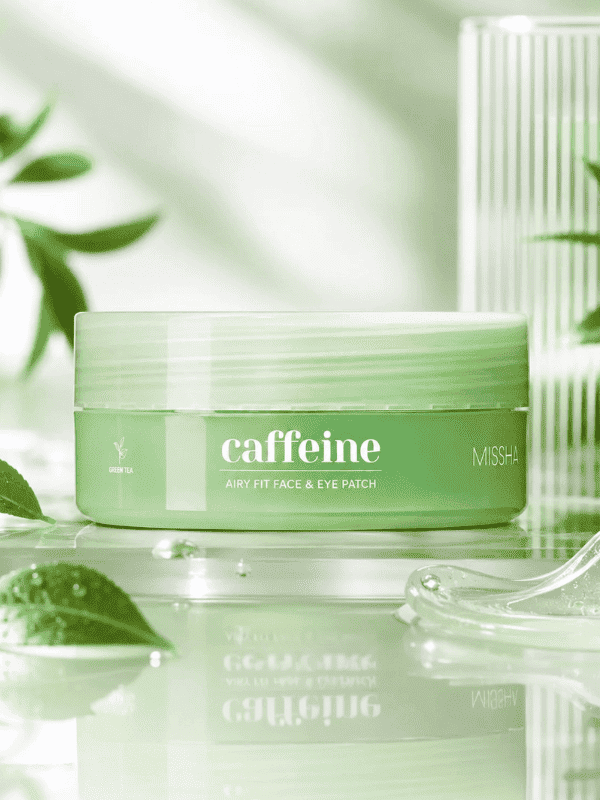 MISSHA Airy Fit Caffeine Depuffing Face & Eye Patch 60pcs Lakinza K-beauty