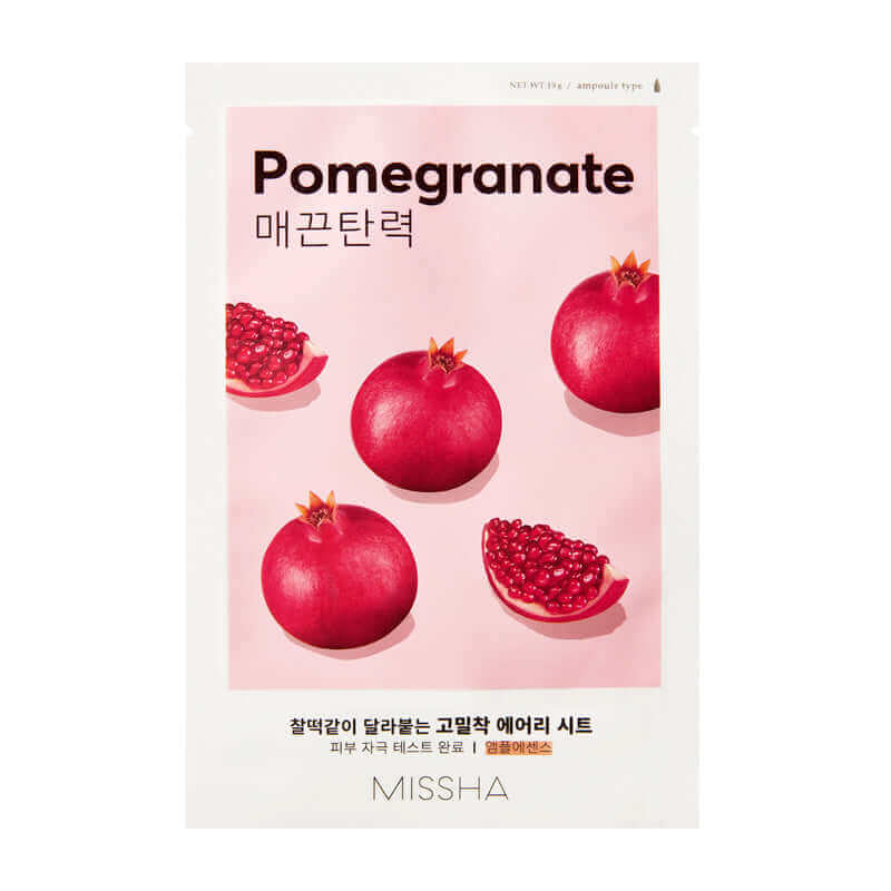 MISSHA Airy Fit Sheet Mask Pomegranate Lakinza K-beauty
