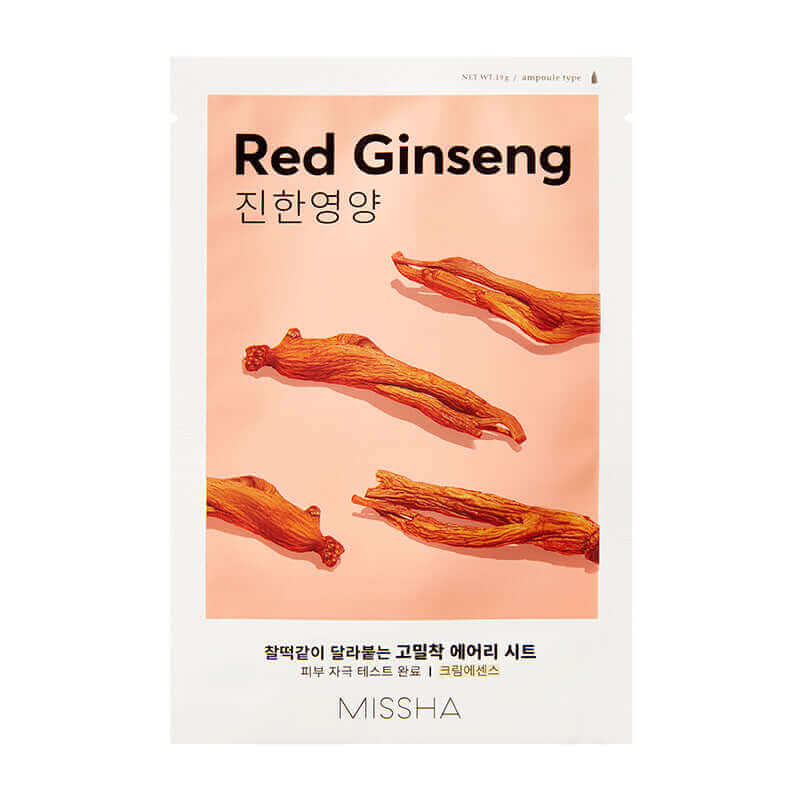 MISSHA Airy Fit Sheet Mask Red Ginseng Lakinza K-beauty