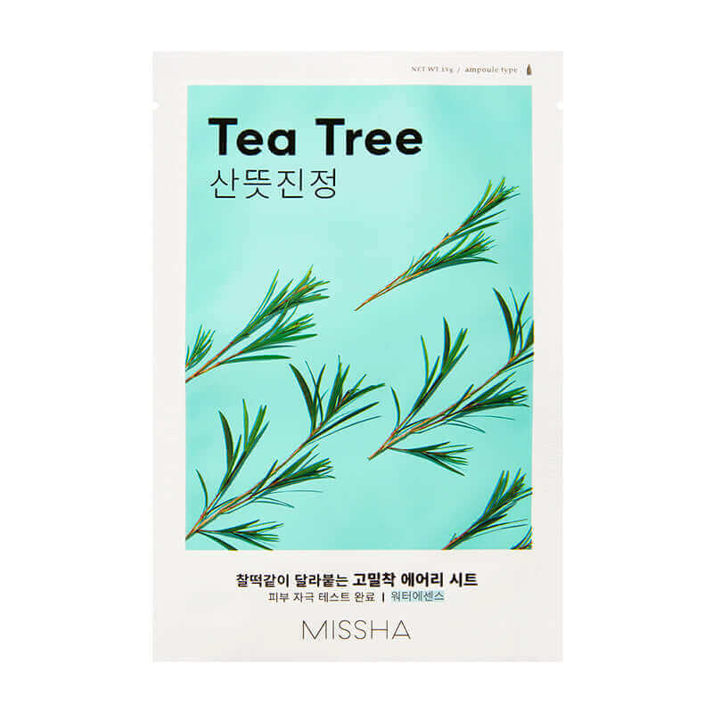 MISSHA Airy Fit Sheet Mask Tea Tree Lakinza K-beauty