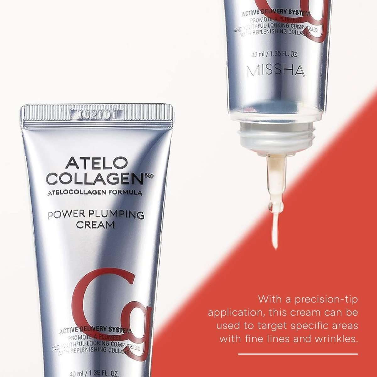 MISSHA Atelo Collagen 500 Power Plumping Cream 40ml Lakinza K-beauty