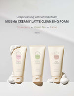 MISSHA Creamy Latte Cleansing Foam 172ml Lakinza K-beauty