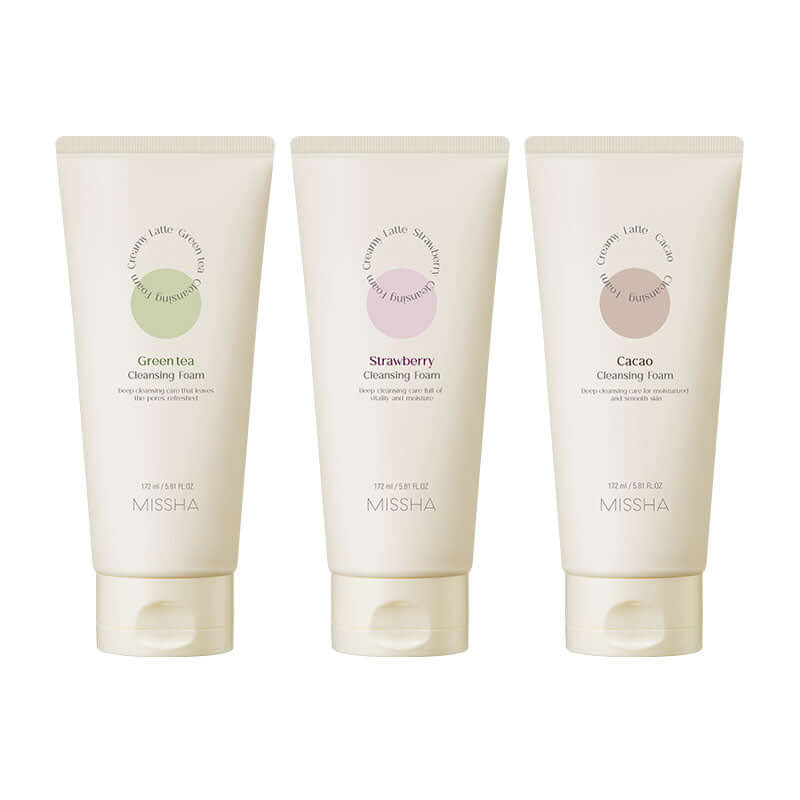 MISSHA Creamy Latte Cleansing Foam 172ml Lakinza K-beauty