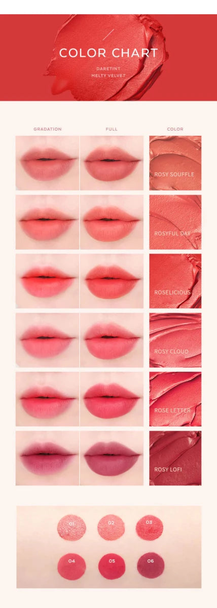 MISSHA Dare Tint Melty Velvet Lakinza K-beauty