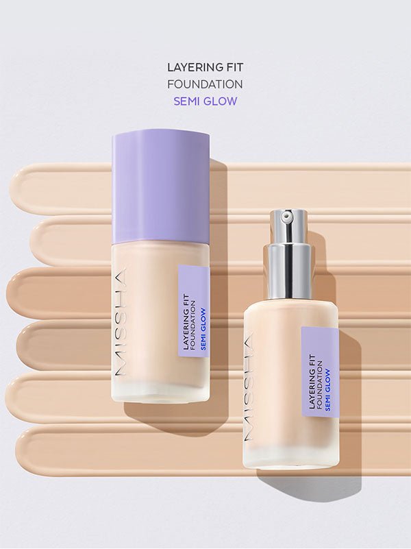 MISSHA Layering Fit Foundation Semi Glow 30ml Lakinza K-beauty