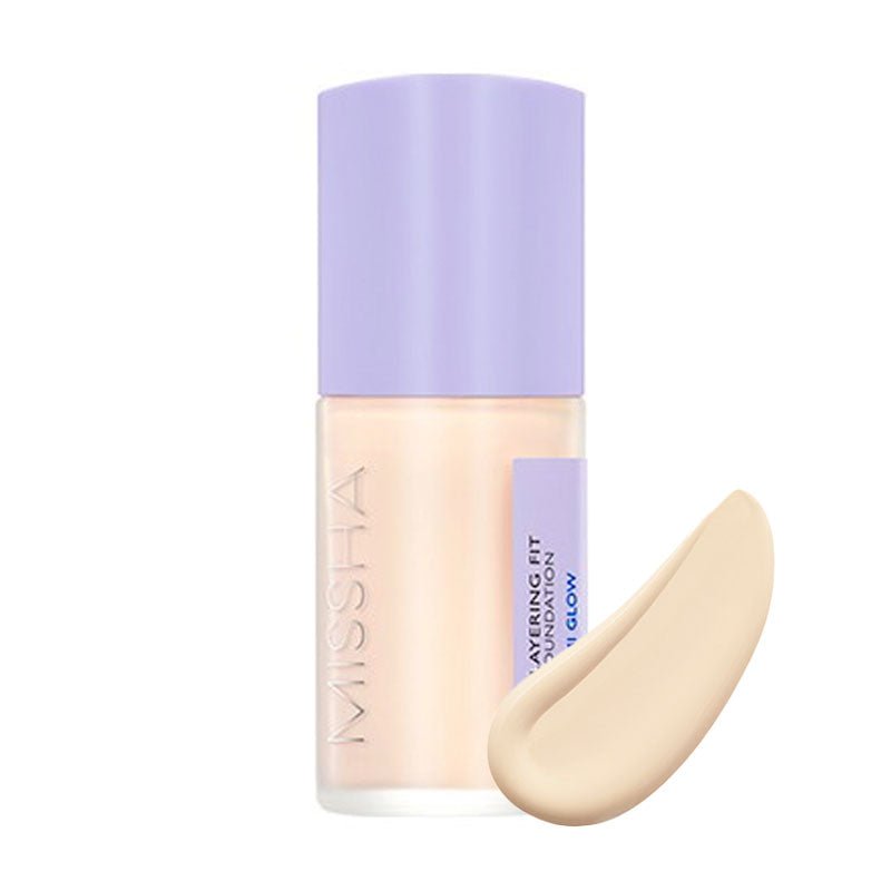 MISSHA Layering Fit Foundation Semi Glow Set 30ml Lakinza K-beauty