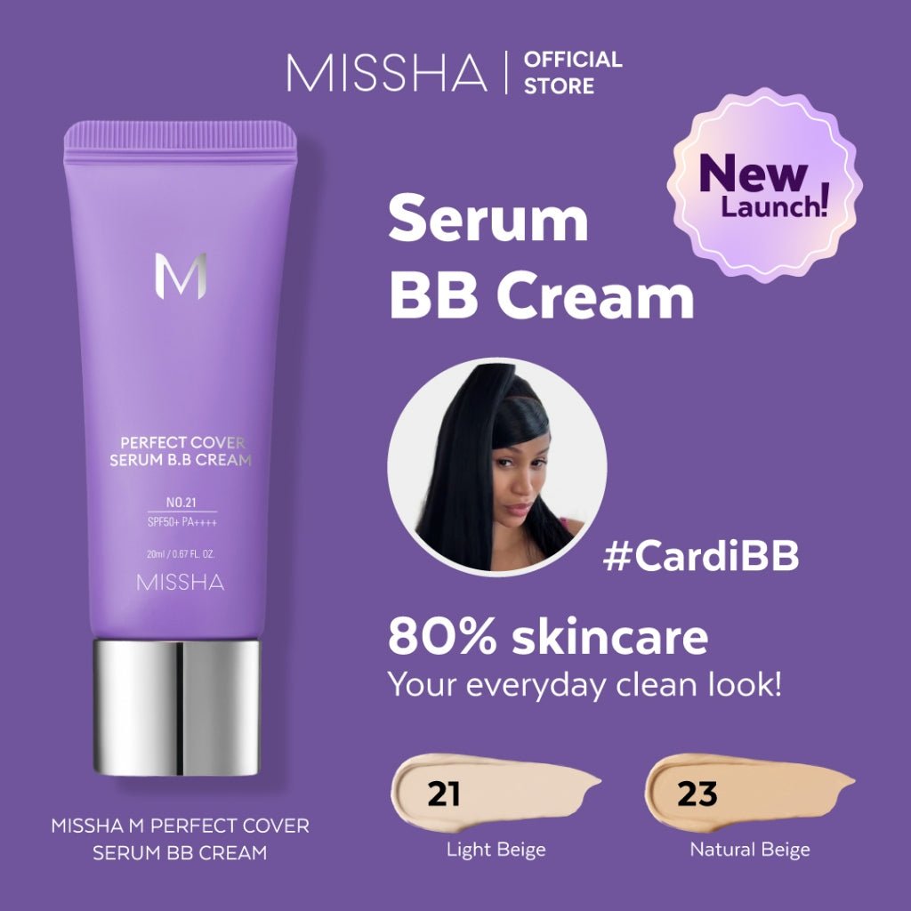 MISSHA M Perfect Cover Serum BB Cream 20ml Lakinza K-beauty