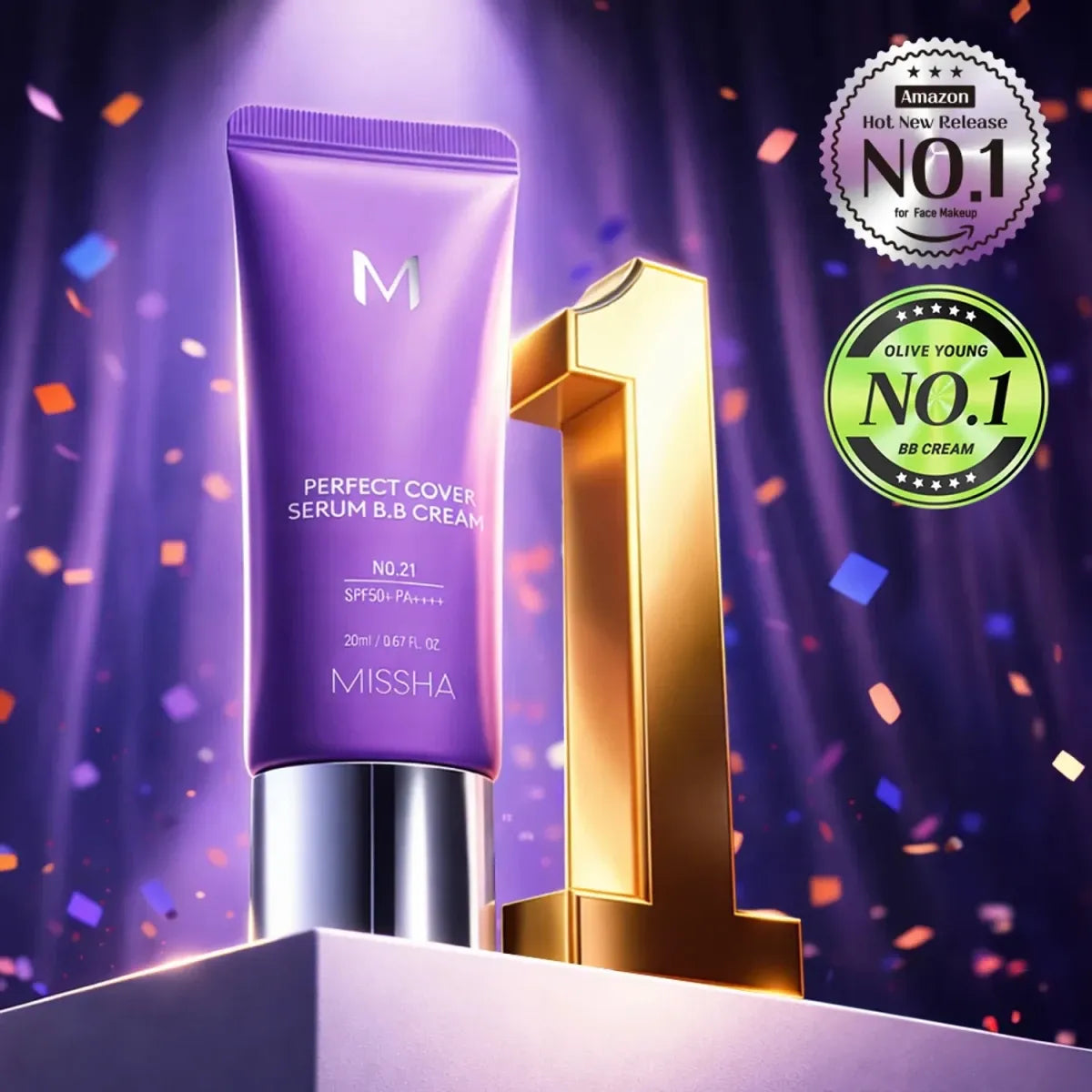MISSHA M Perfect Cover Serum BB Cream 20ml Lakinza K-beauty