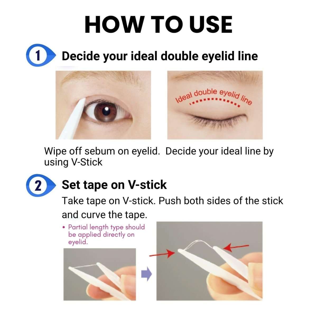 MISSHA Makeup Double Eyelid Tape Lakinza K-beauty