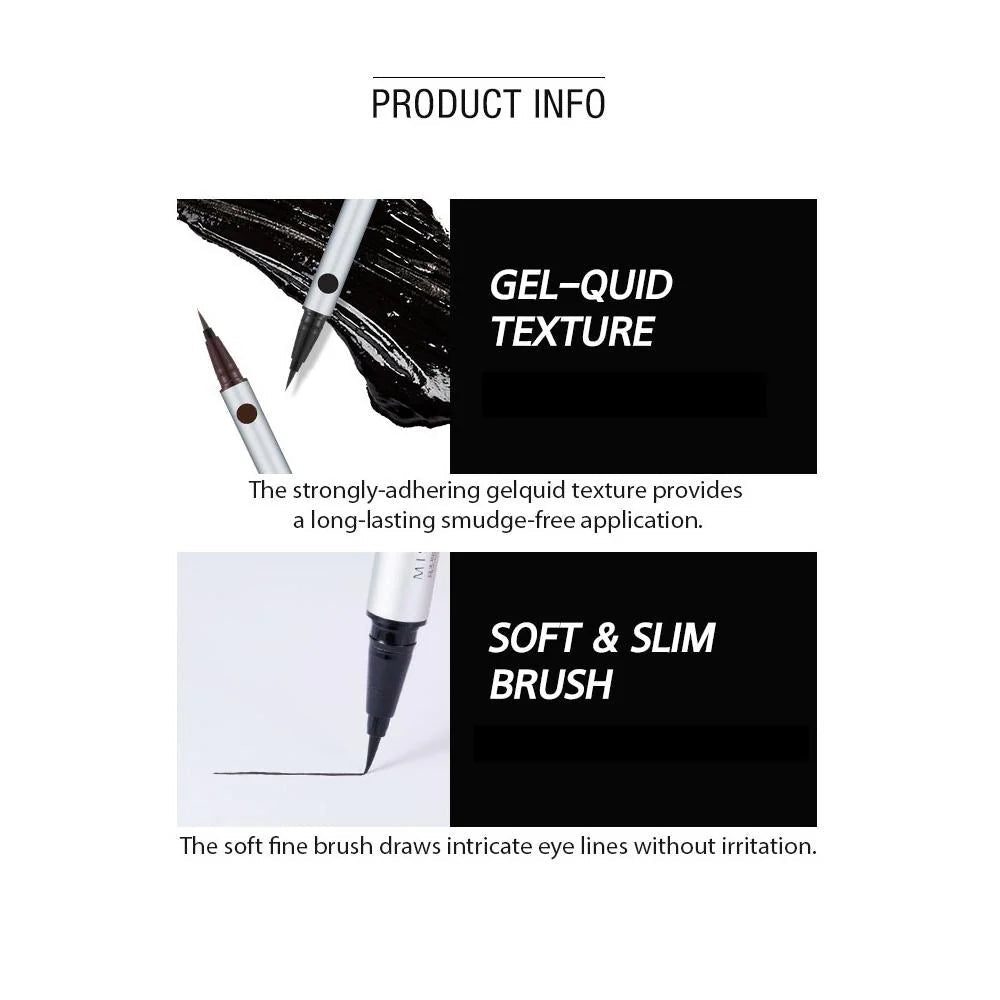 MISSHA Natural Fix Brush Pen Liner Black Lakinza K-beauty