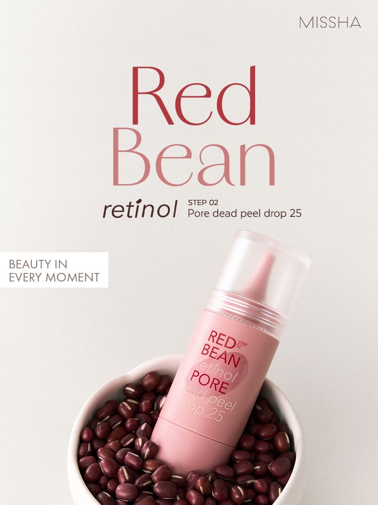 MISSHA Red Bean Retinol Pore Dead Peel Drop 15g | Lakinza K - beauty Canada