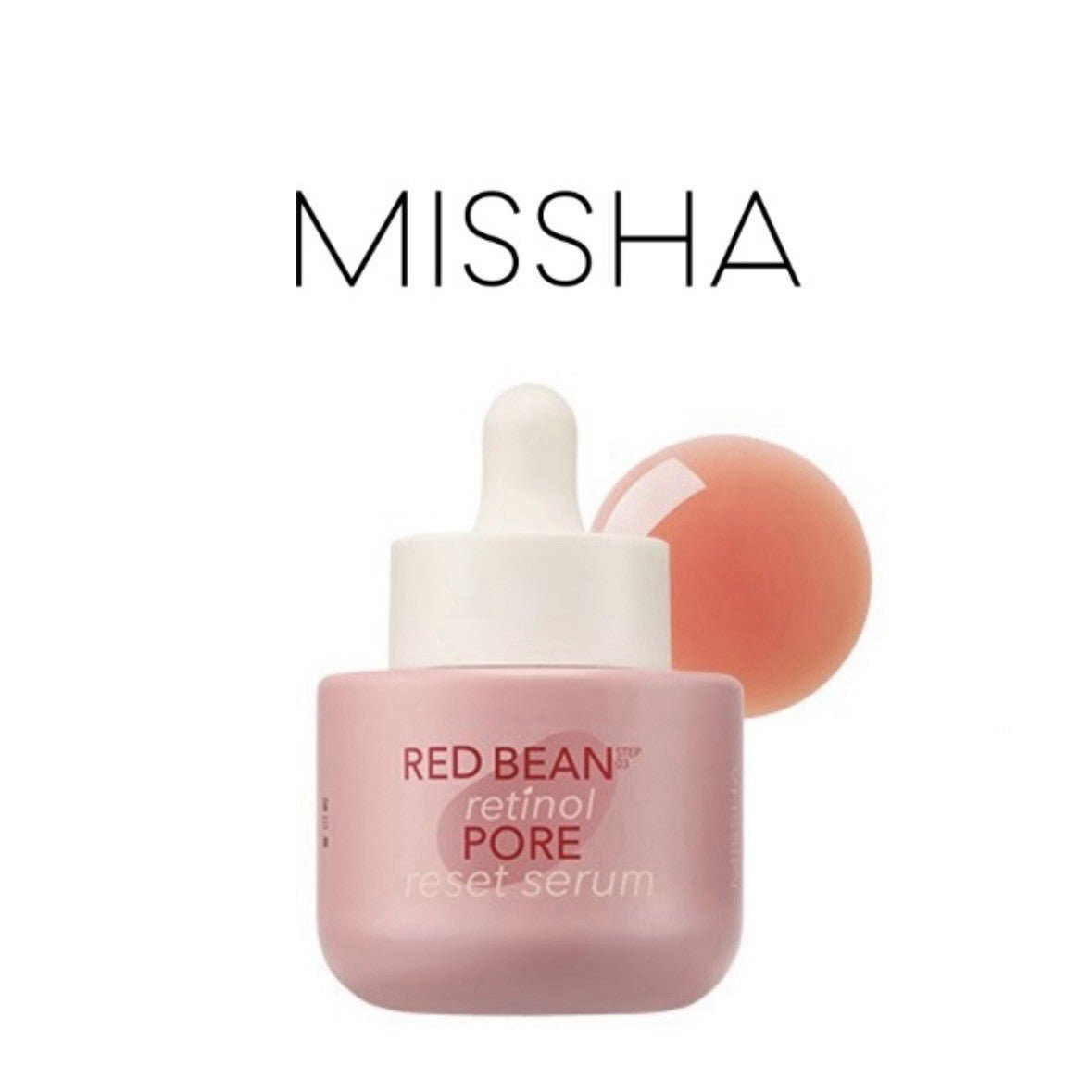 MISSHA Red Bean Retinol Pore Serum 30ml Lakinza K-beauty