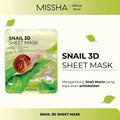 MISSHA Snail 3D Sheet Mask | Lakinza K - beauty Canada
