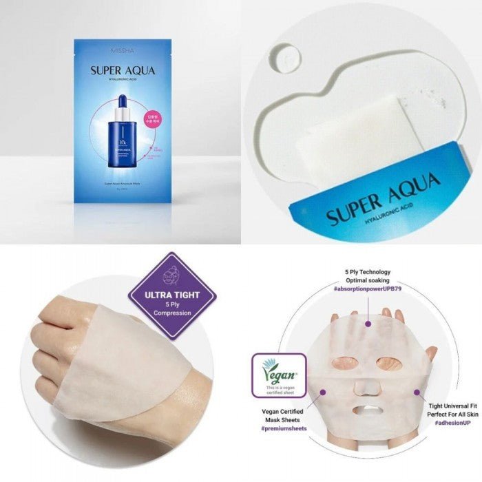 MISSHA Super Aqua Ampoule Mask 28g Lakinza K-beauty