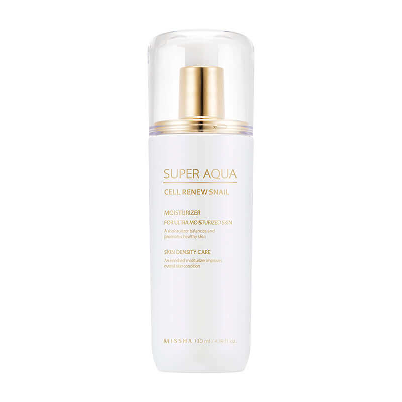 MISSHA Super Aqua Snail Essential Moisturizer 130ml Lakinza K-beauty
