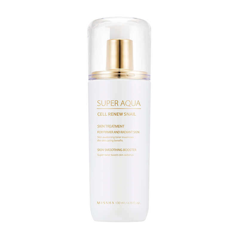 MISSHA Super Aqua Snail Skin Treatment 130ml Lakinza K-beauty