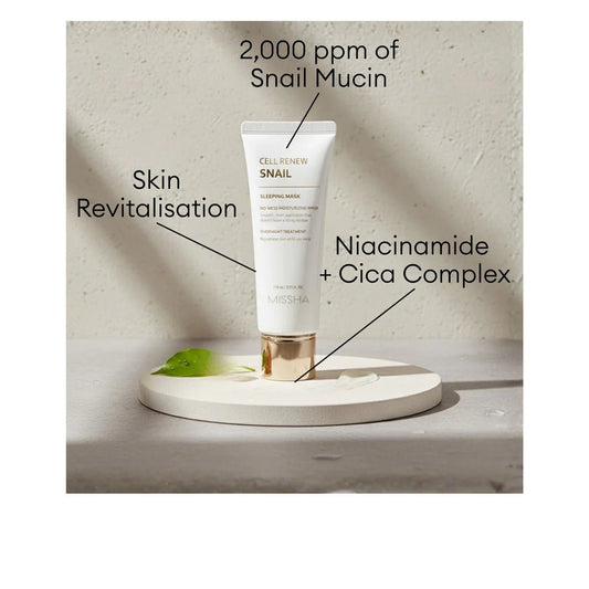 MISSHA Super Aqua Snail Sleeping Mask 110ml | Lakinza K - beauty Canada