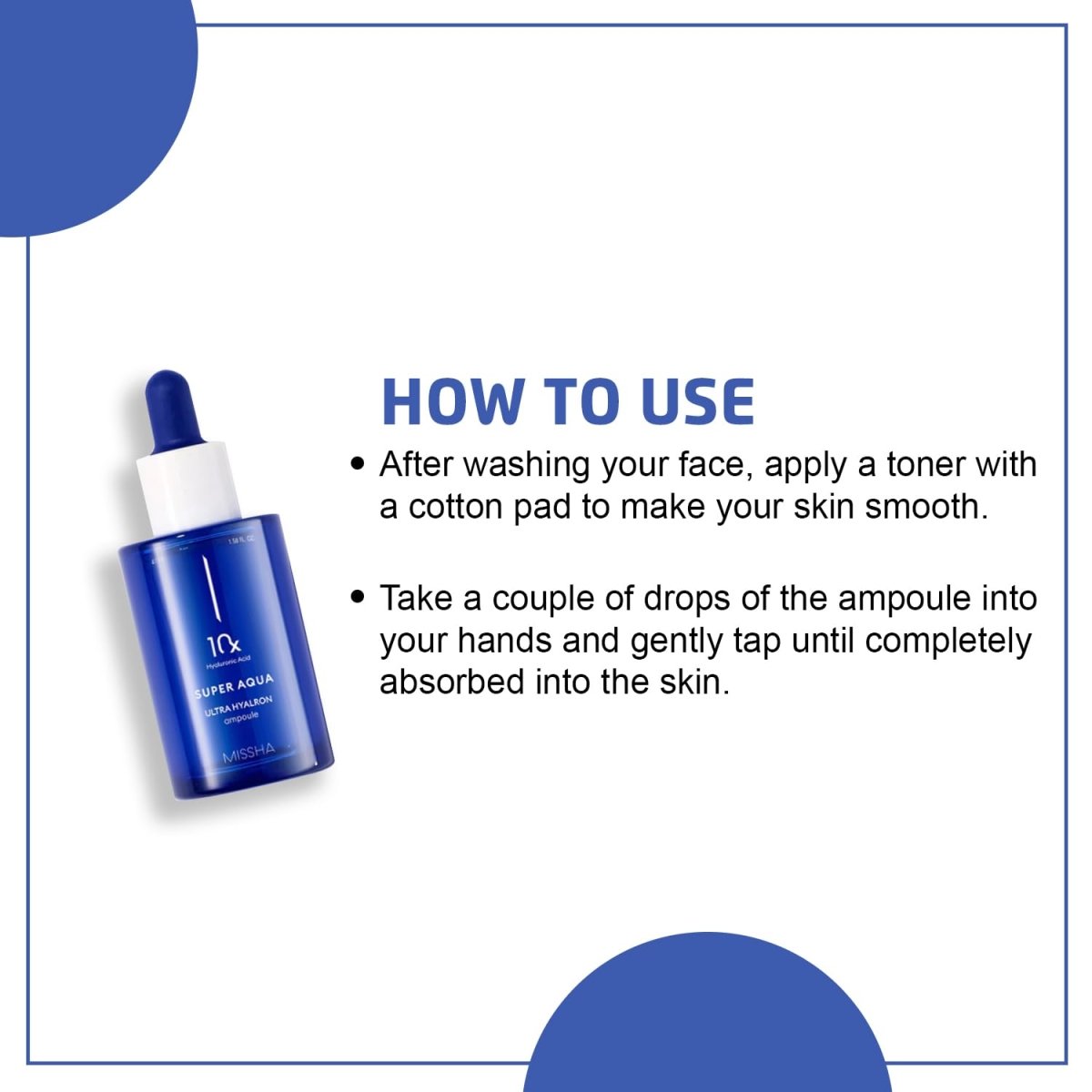 MISSHA Super Aqua Ultra Hyalron Ampoule 10X 47ml | Lakinza K - beauty Canada