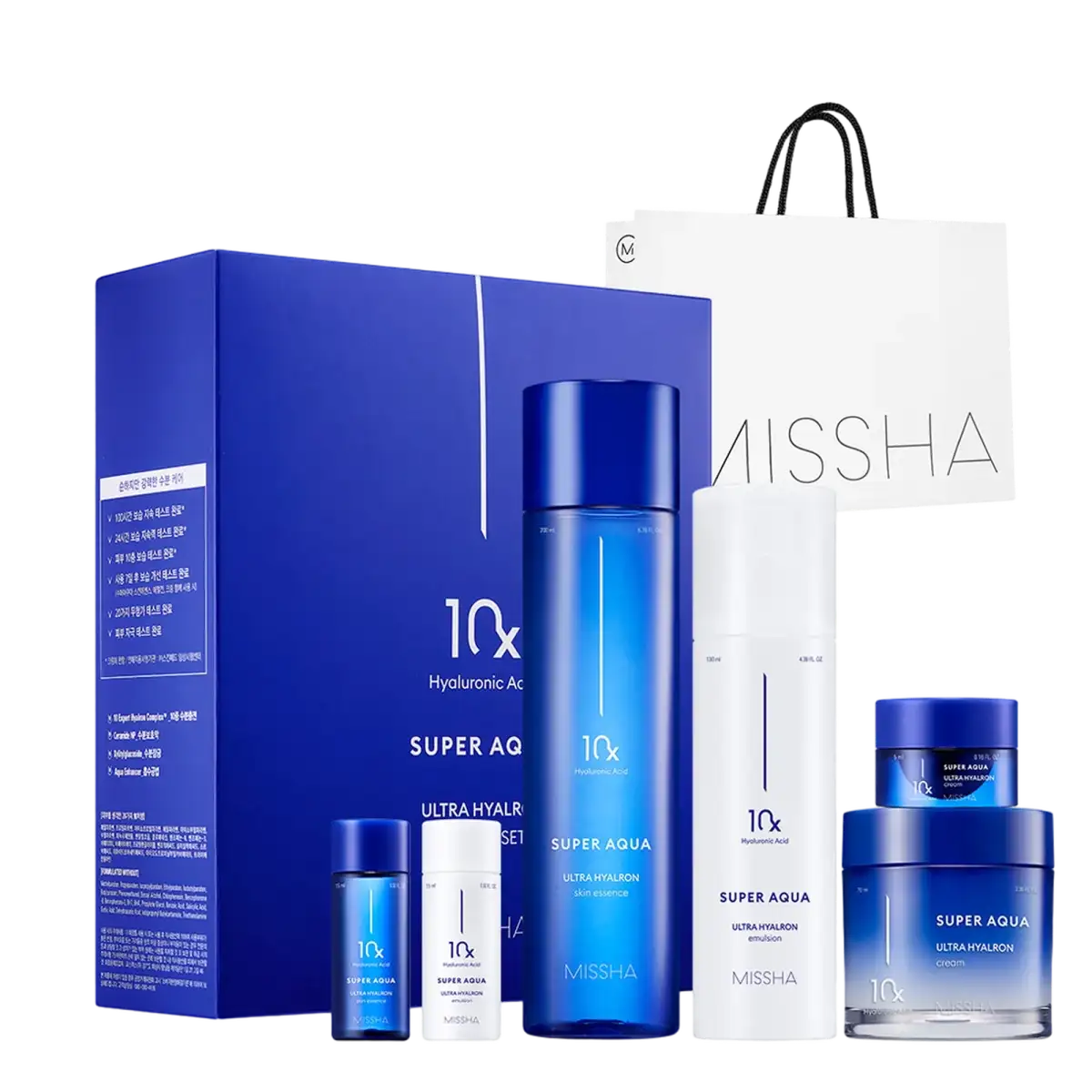 MISSHA Super Aqua Ultra Hyalron Anti-aging Set 10X Type 3 Lakinza K-beauty