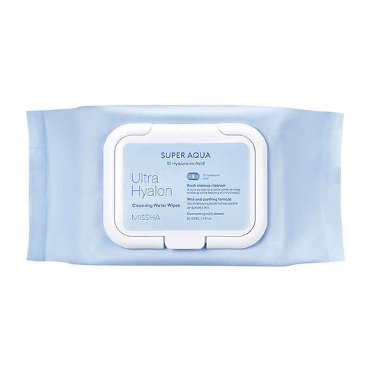 MISSHA Super Aqua Ultra Hyalron Cleansing Water Wipes 30 sheets