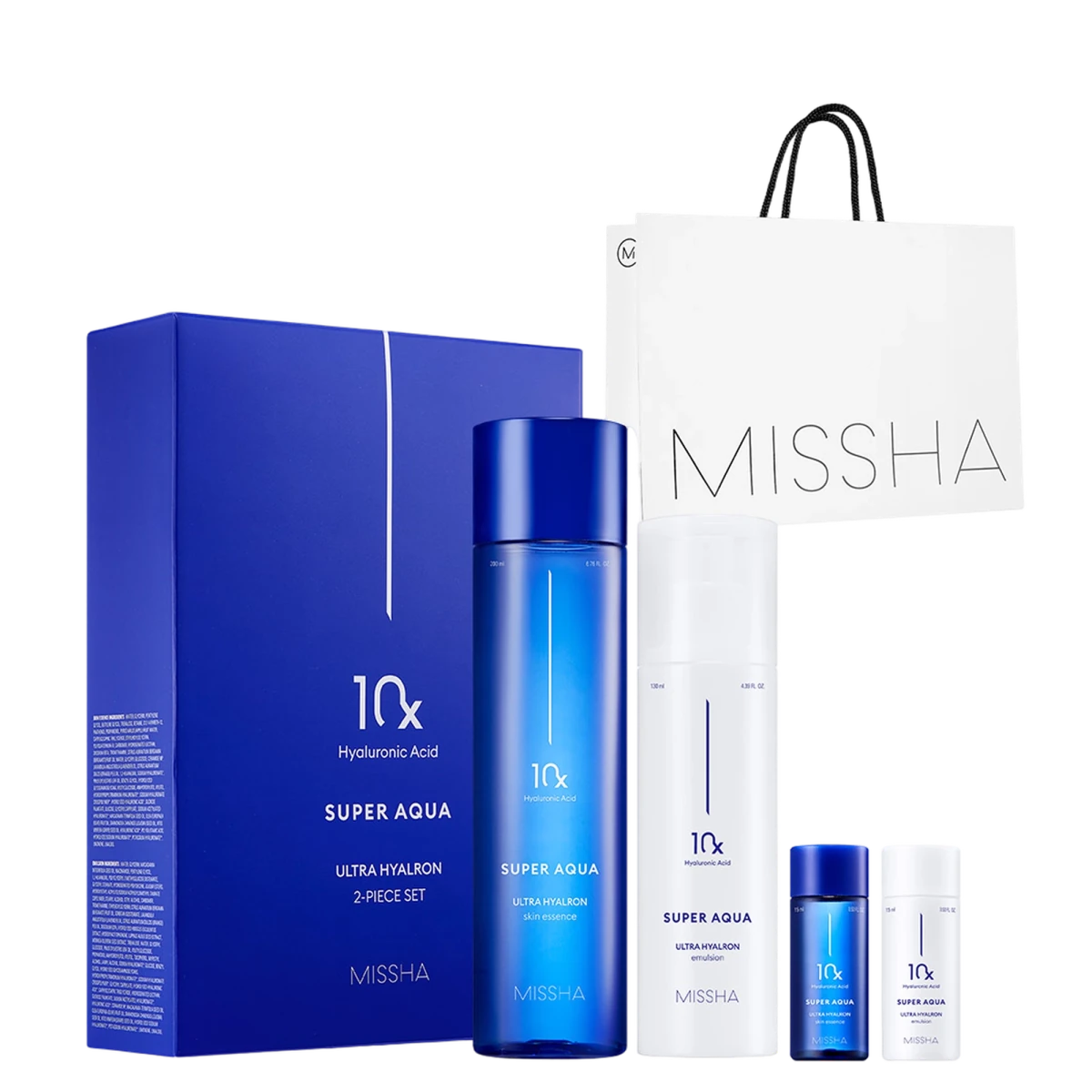 MISSHA Super Aqua Ultra Hyalron Set 10X Type 2 Lakinza K-beauty