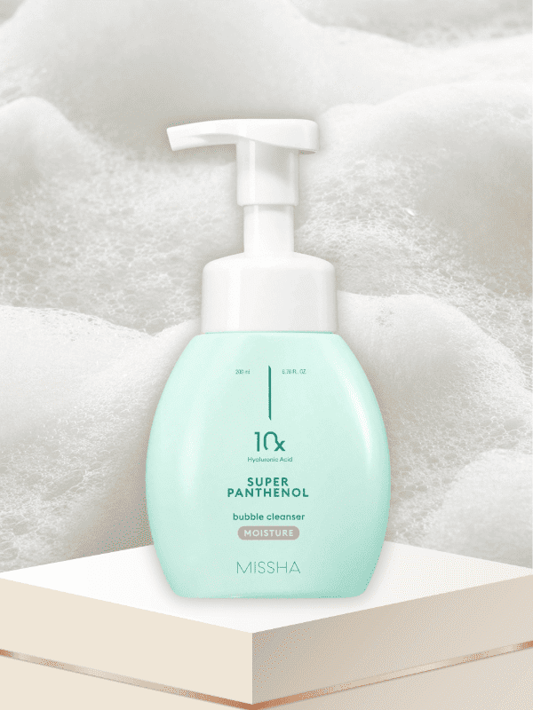 MISSHA Super Panthenol Bubble Cleanser 200ml - Moisture Lakinza K-beauty
