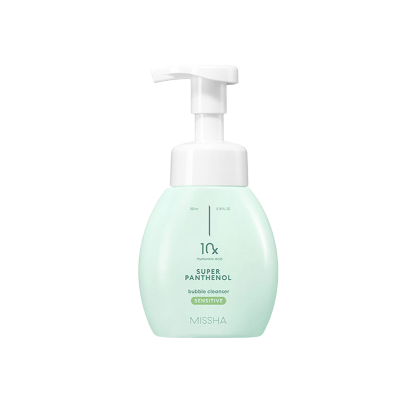 MISSHA Super Panthenol Bubble Cleanser 200ml - Sensitive Lakinza K-beauty