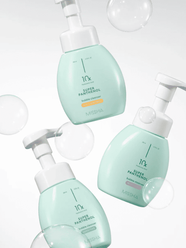 MISSHA Super Panthenol Bubble Cleanser 200ml - Sensitive Lakinza K-beauty