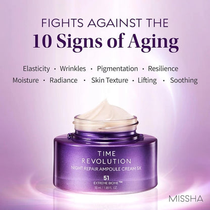 MISSHA Time Revolution Night Cream & Mask Set | Lakinza K - beauty Canada