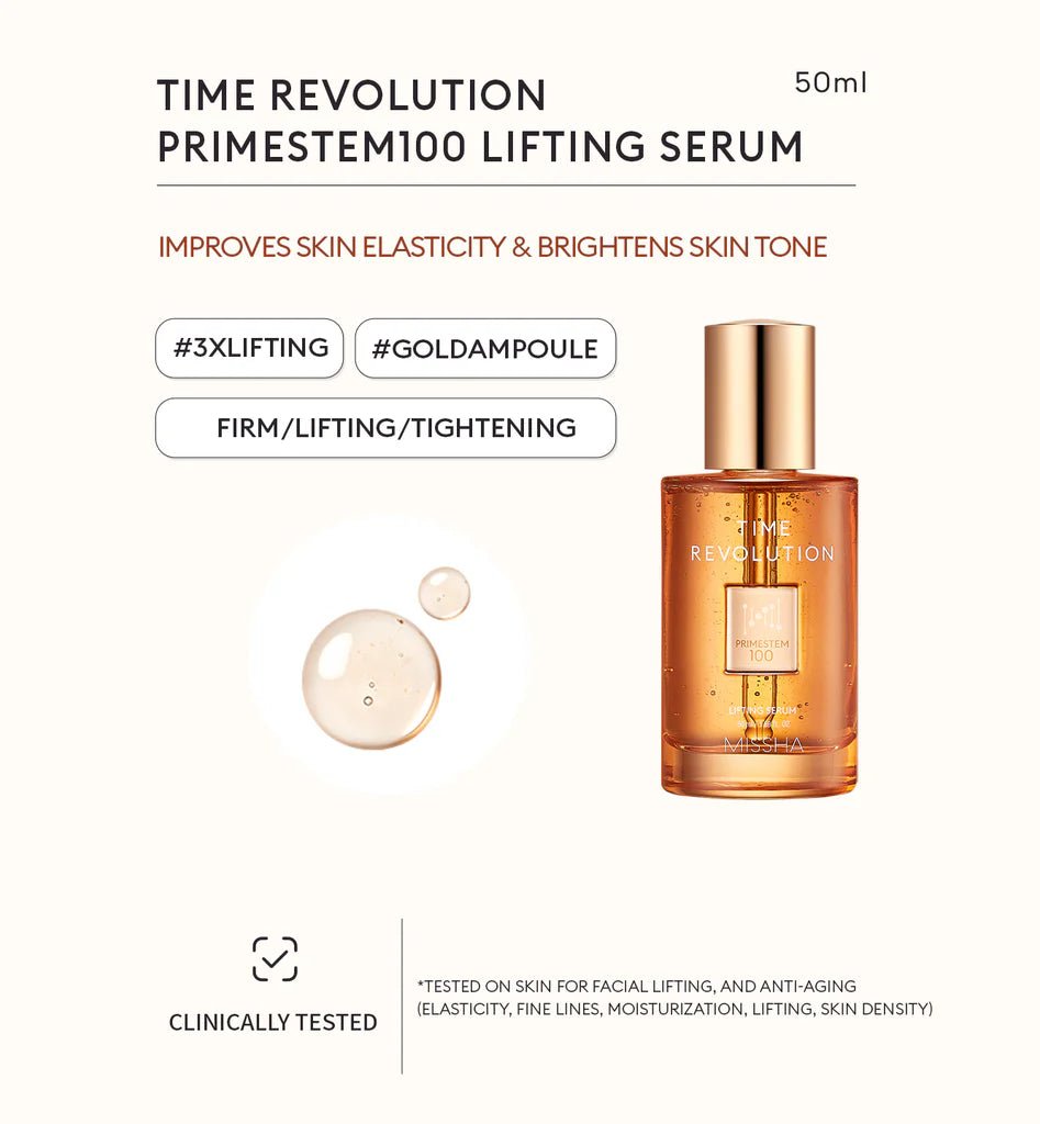 MISSHA Time Revolution Primestem100 Lifting Serum 50ml Lakinza K-beauty