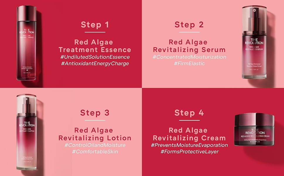 MISSHA Time Revolution Red Algae Revitalizing Serum 40ml | Lakinza K - beauty Canada