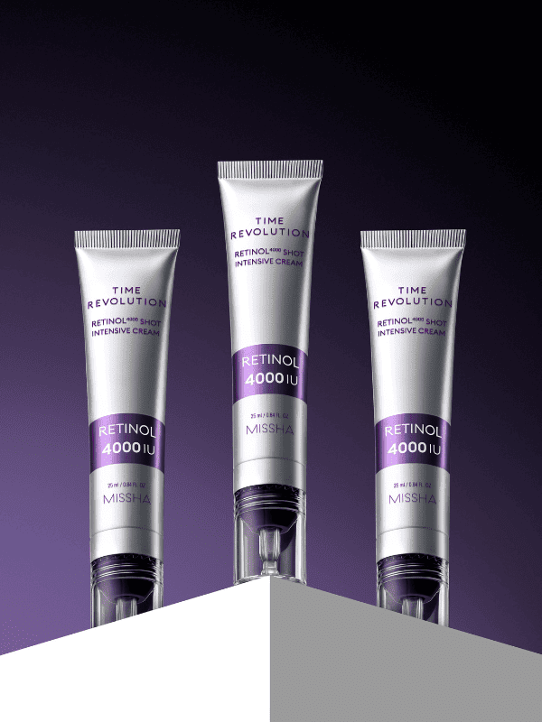 MISSHA Time Revolution Retinol 4000 Shot Intensive Cream 25ml Lakinza K-beauty