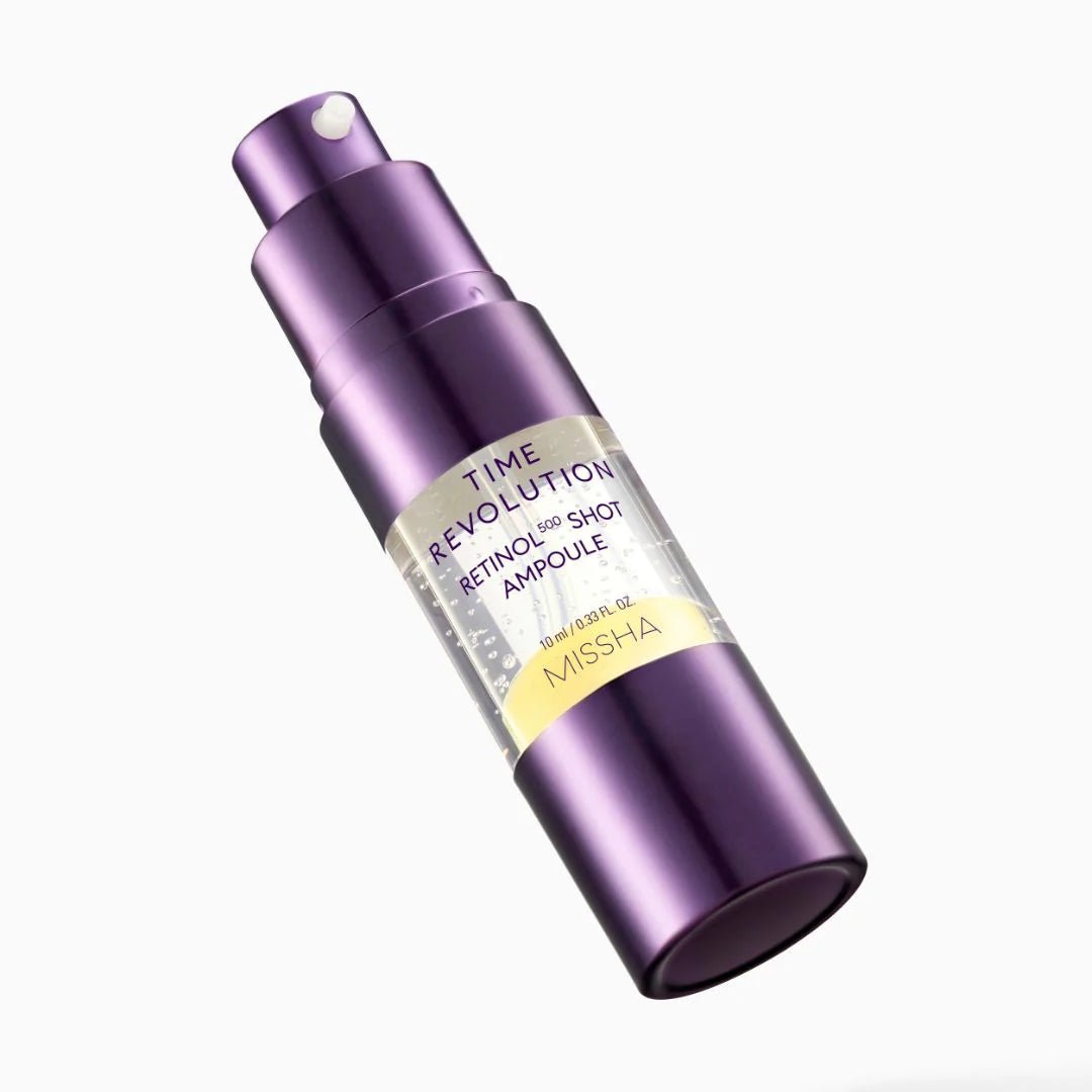 MISSHA Time Revolution Retinol 500 Shot Ampoule 10ml Lakinza K-beauty