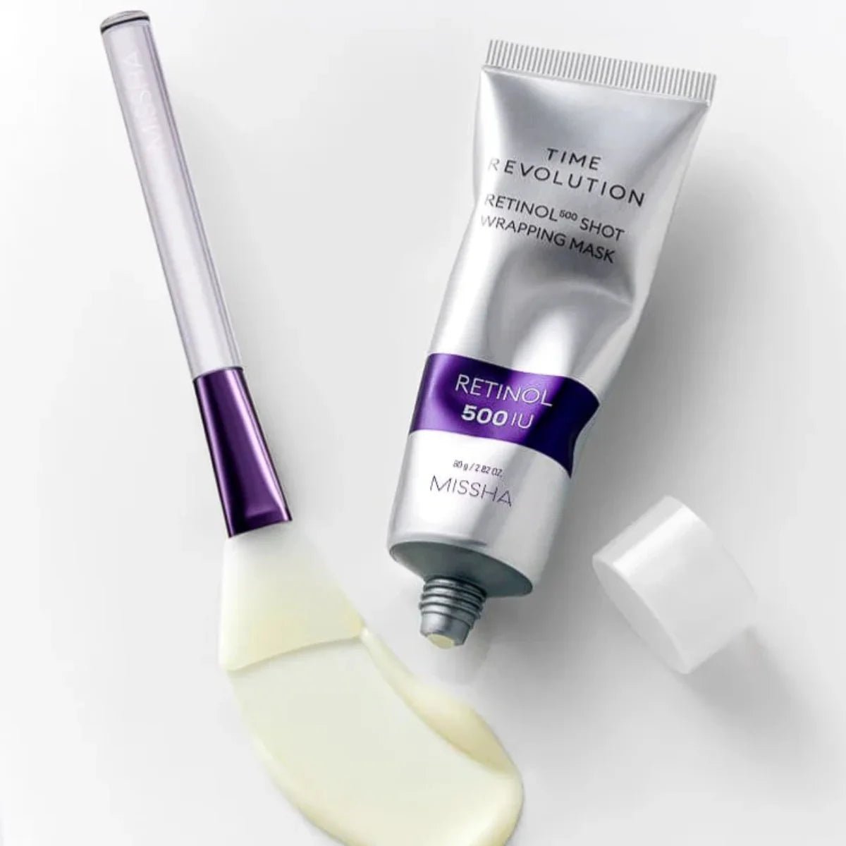 MISSHA Time Revolution Retinol 500 Shot Wrapping Mask 80g Lakinza K-beauty
