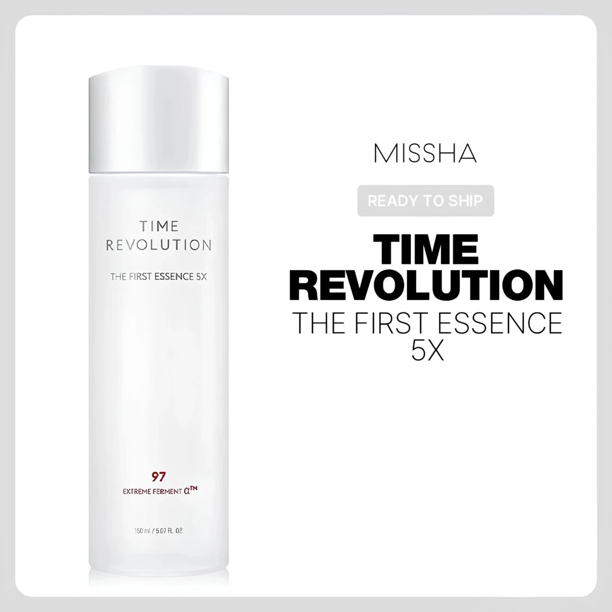 MISSHA Time Revolution The First Essence 5X 150ml Lakinza K-beauty