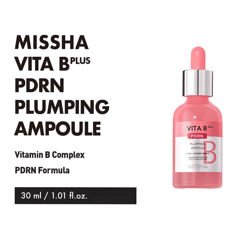 MISSHA Vita B Plus PDRN Plumping Ampoule 30ml Lakinza K-beauty