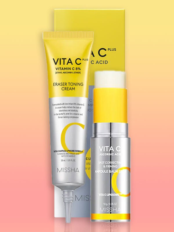 MISSHA Vita C Cream & Balm Set Lakinza K-beauty