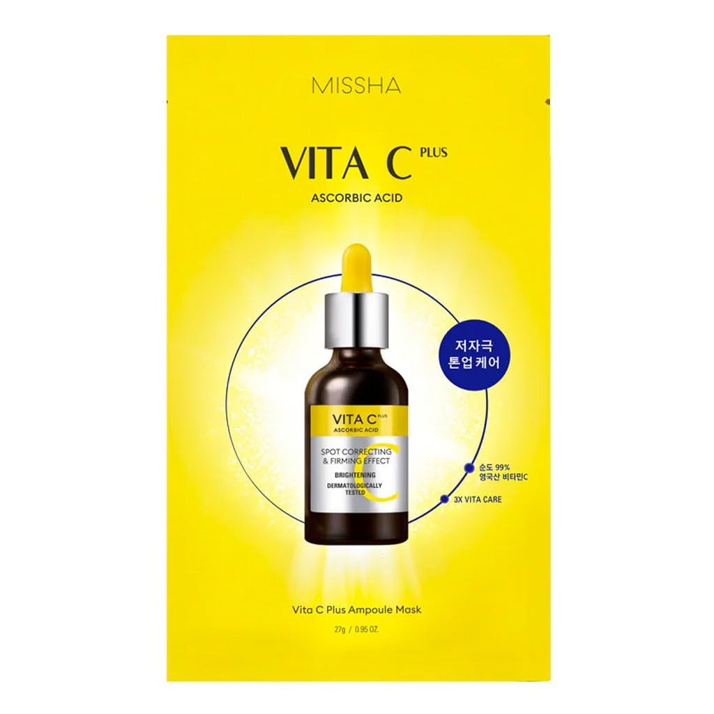 MISSHA Vita C Plus Ampoule Mask 25g Lakinza K-beauty