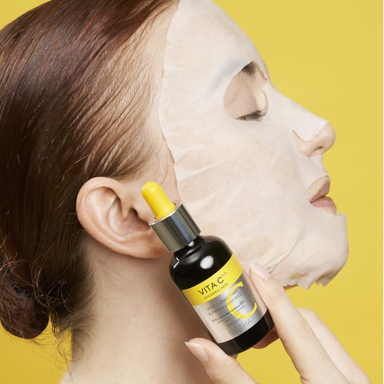 MISSHA Vita C Plus Ampoule Mask 25g | Lakinza K - beauty Canada