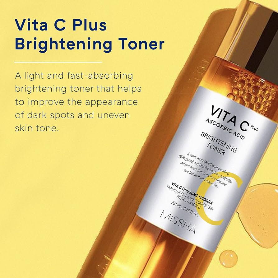 MISSHA Vita C Plus Brightening Toner 200ml | Lakinza K - beauty Canada