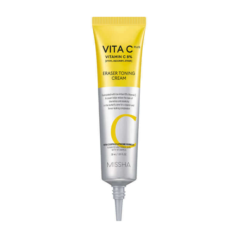 MISSHA Vita C Plus Eraser Toning Cream 30ml Lakinza K-beauty