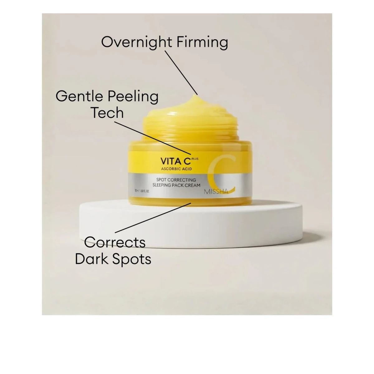 MISSHA Vita C Plus Sleeping Cream 50ml | Lakinza K - beauty Canada